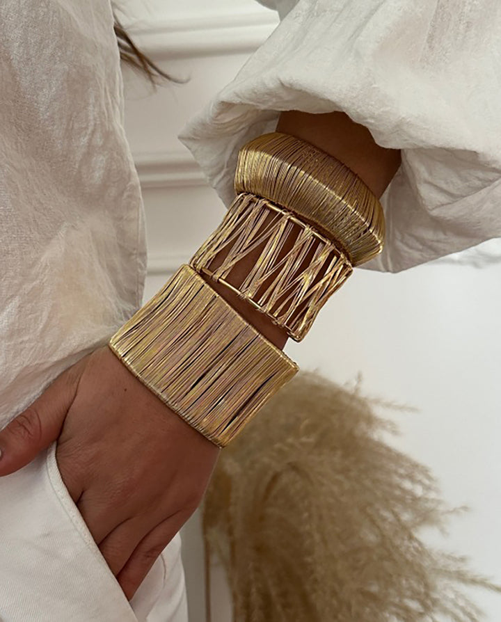 Trendy Chunky Cuffs Bangle Bracelet