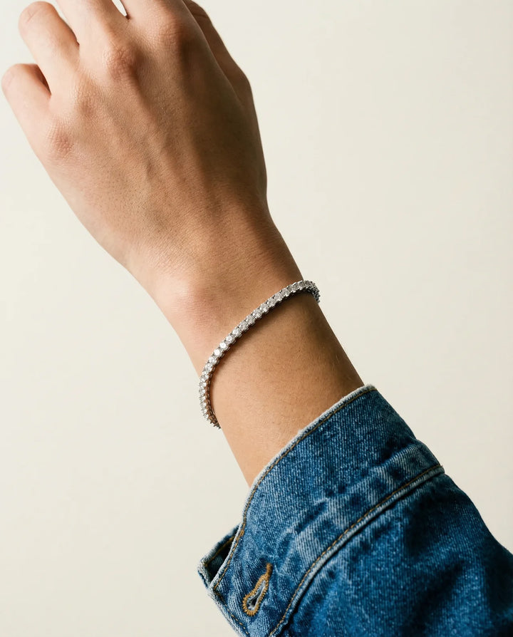 Zirconia Crystal Tennis Bracelet