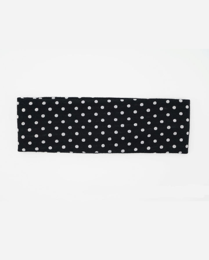 Retro Polka Dot Wide Stretch Fabric Headbands