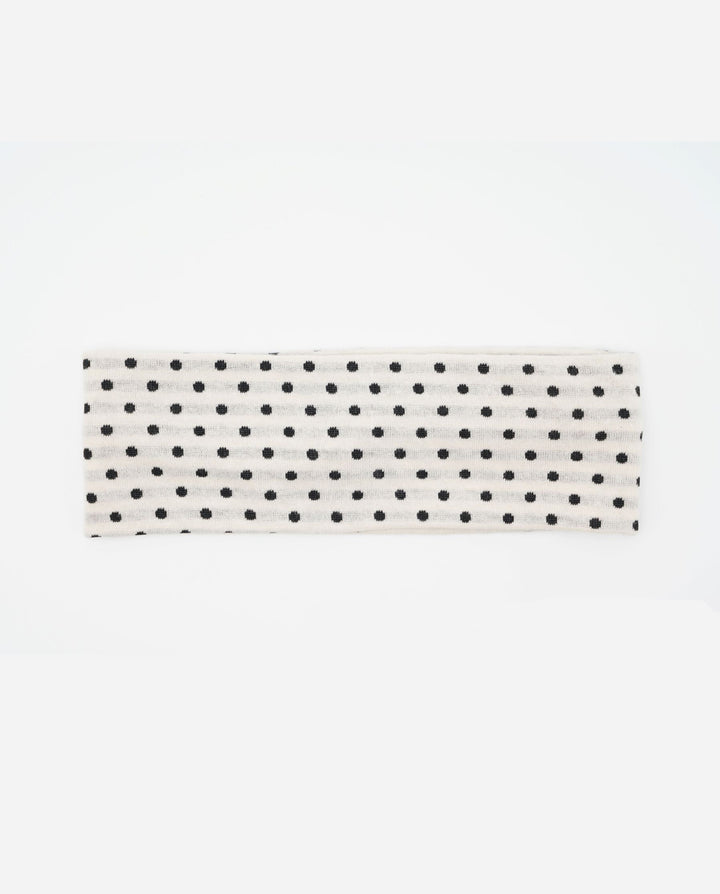 Retro Polka Dot Wide Stretch Fabric Headbands