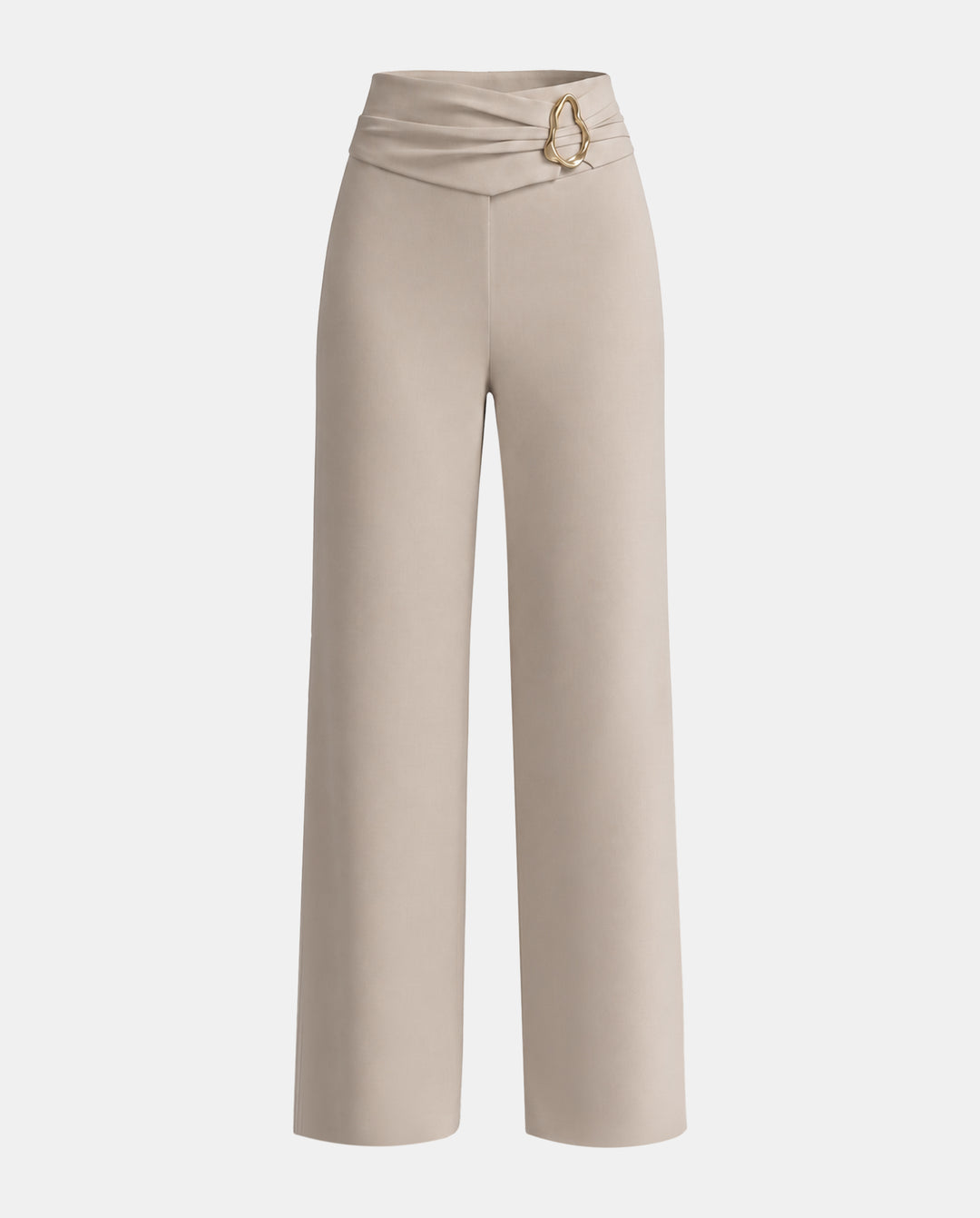 SOLACEMetal Buckle Wide Leg Pants