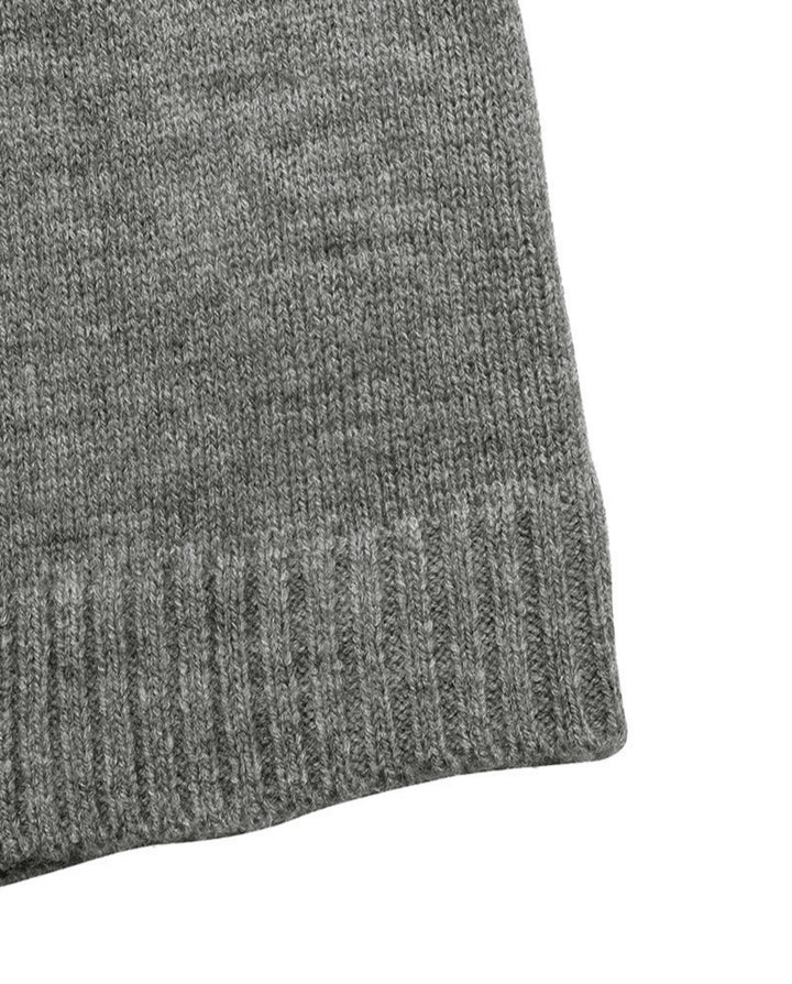 V-Neck Vest And Pleated Knit Mini Skirt Set