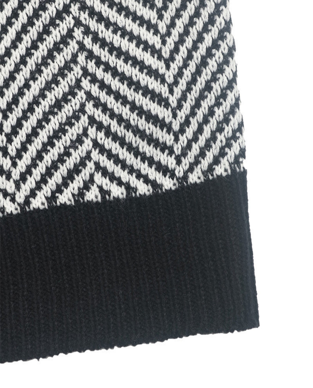Color Block Chevron Stripe Off Shoulder Sweater