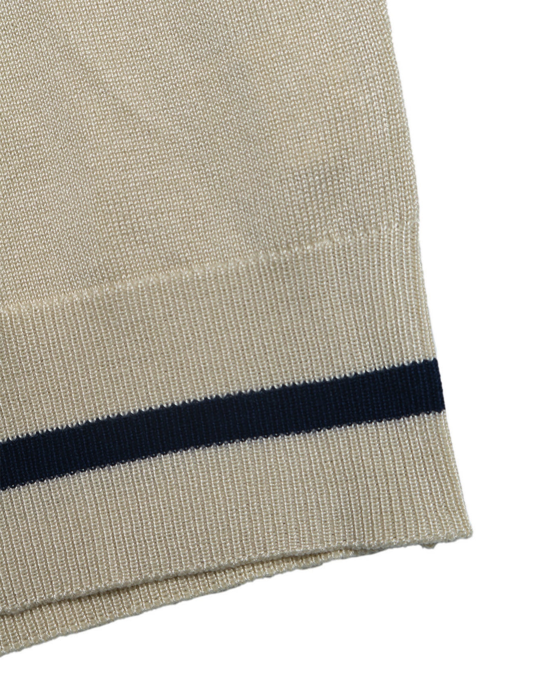 Pullover Contrast Color Polo Sweater