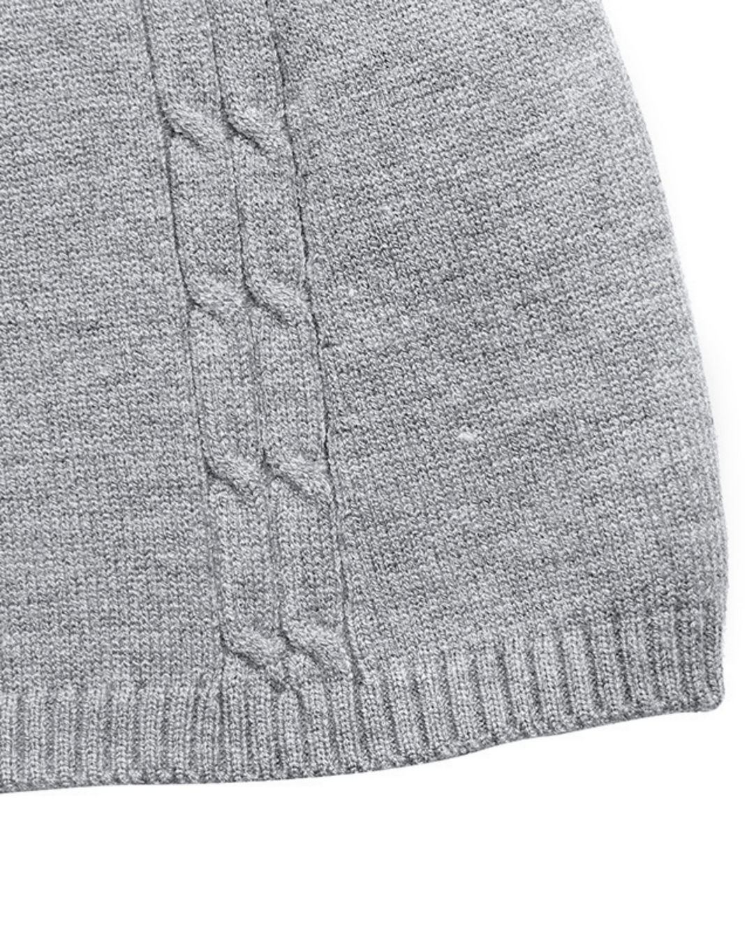 Cable Knit A-Line Sweater Mini Dress