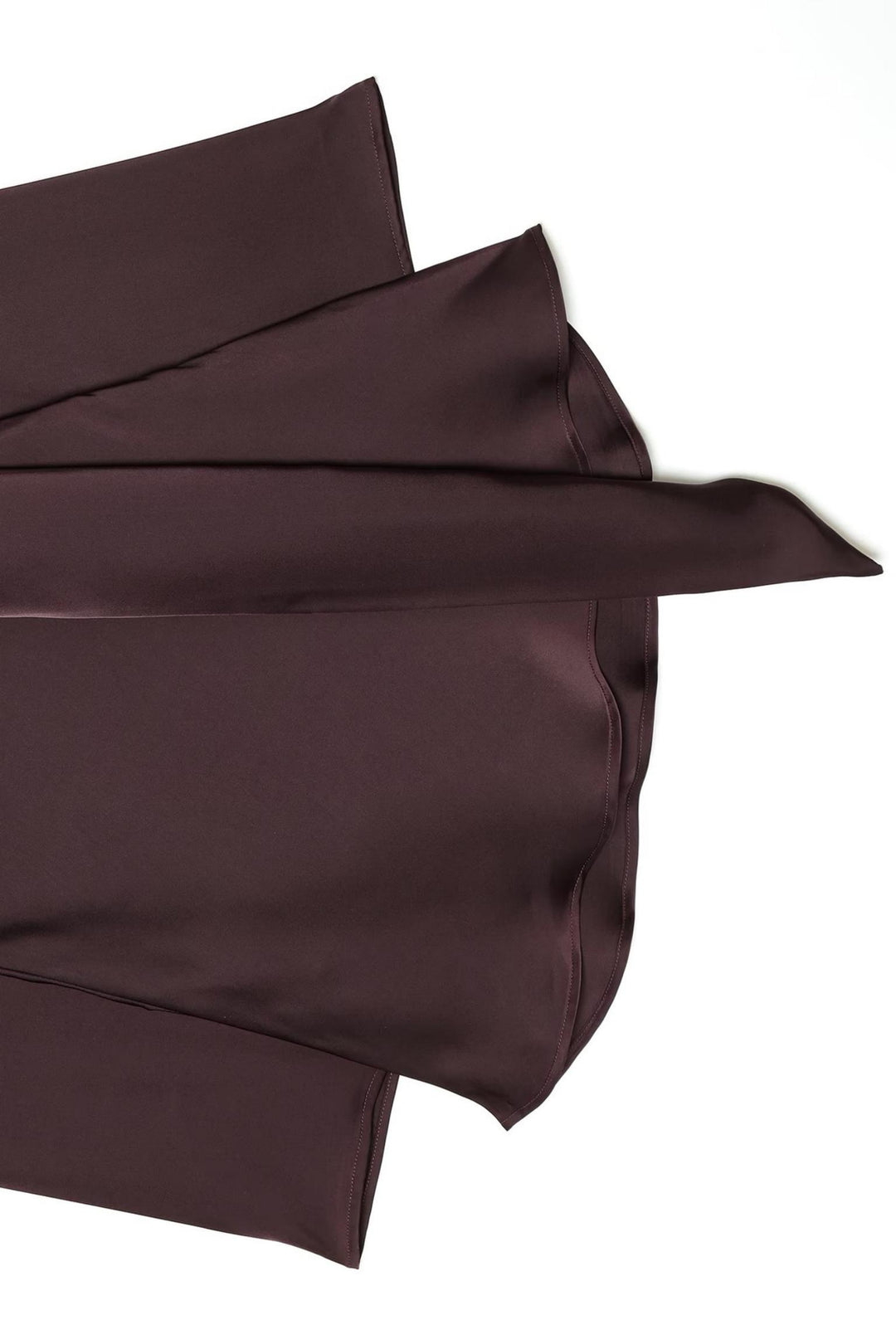 Satin Scarf Detail A-Line Mini Dress
