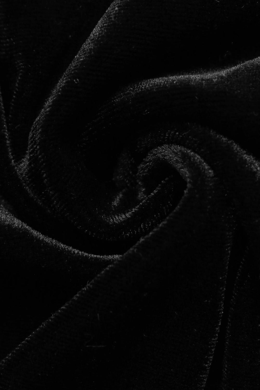 Lace Sleeve Velvet V-Neck Midi Dress