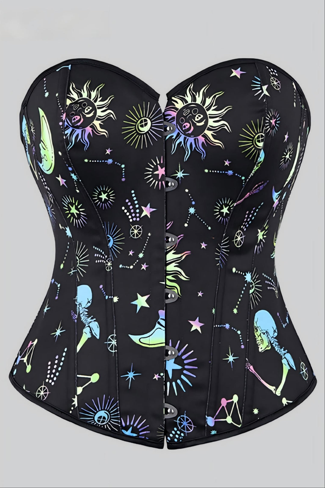 Halloween Gothic Boned Overbust Corset Top