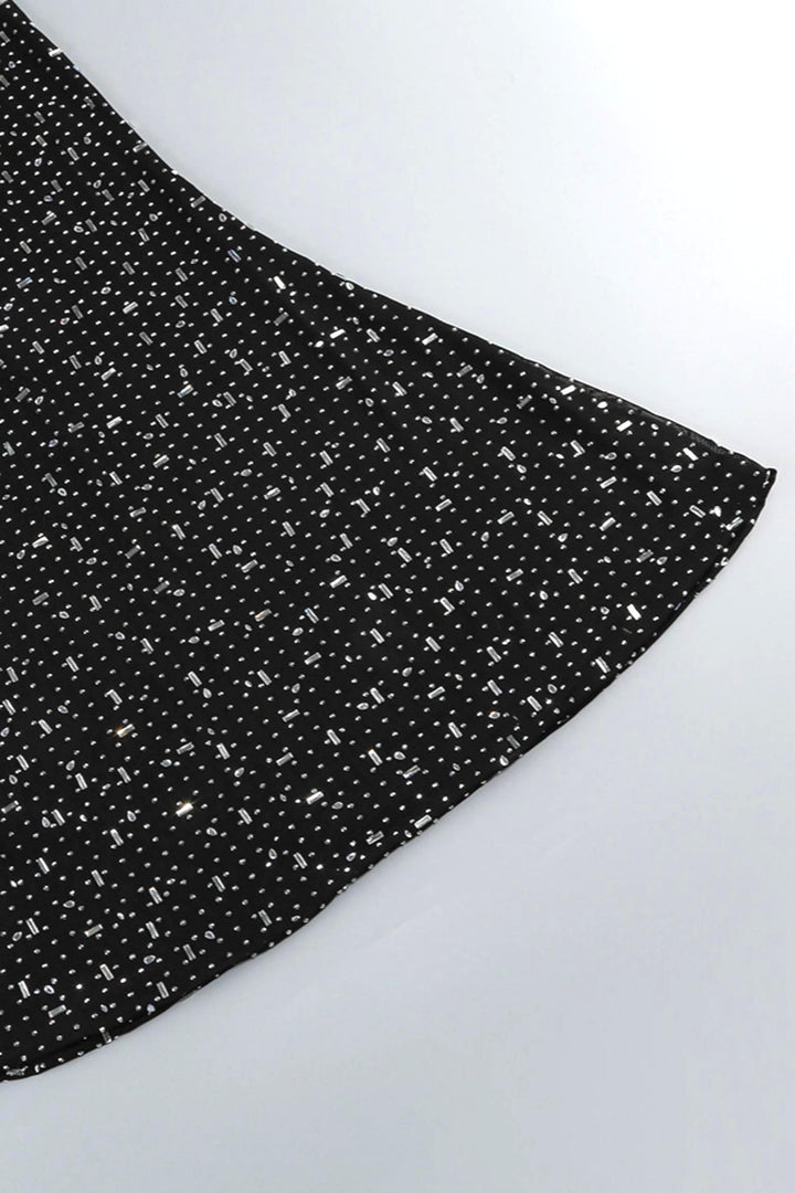 Mesh Crystal Diamond Dress