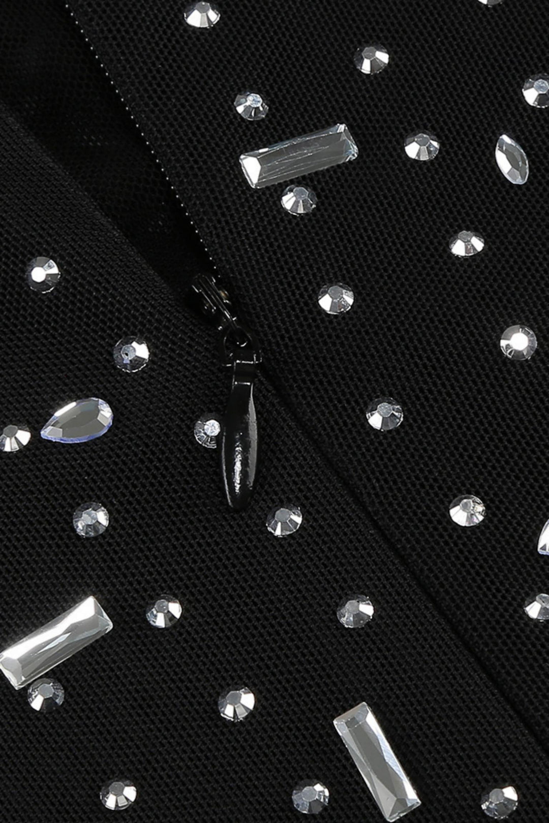Mesh Crystal Diamond Dress