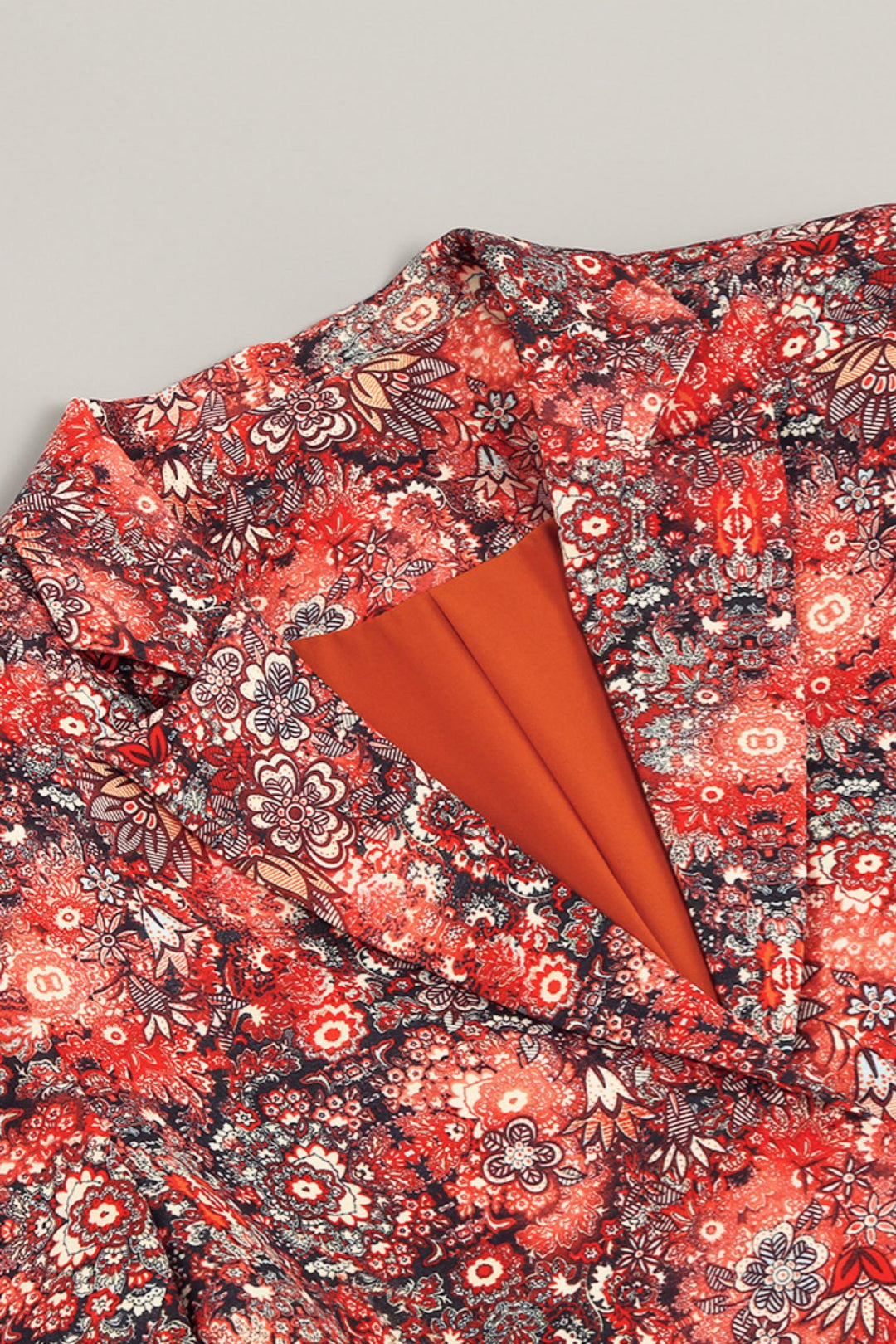 Floral Feather Mini Blazer Dress