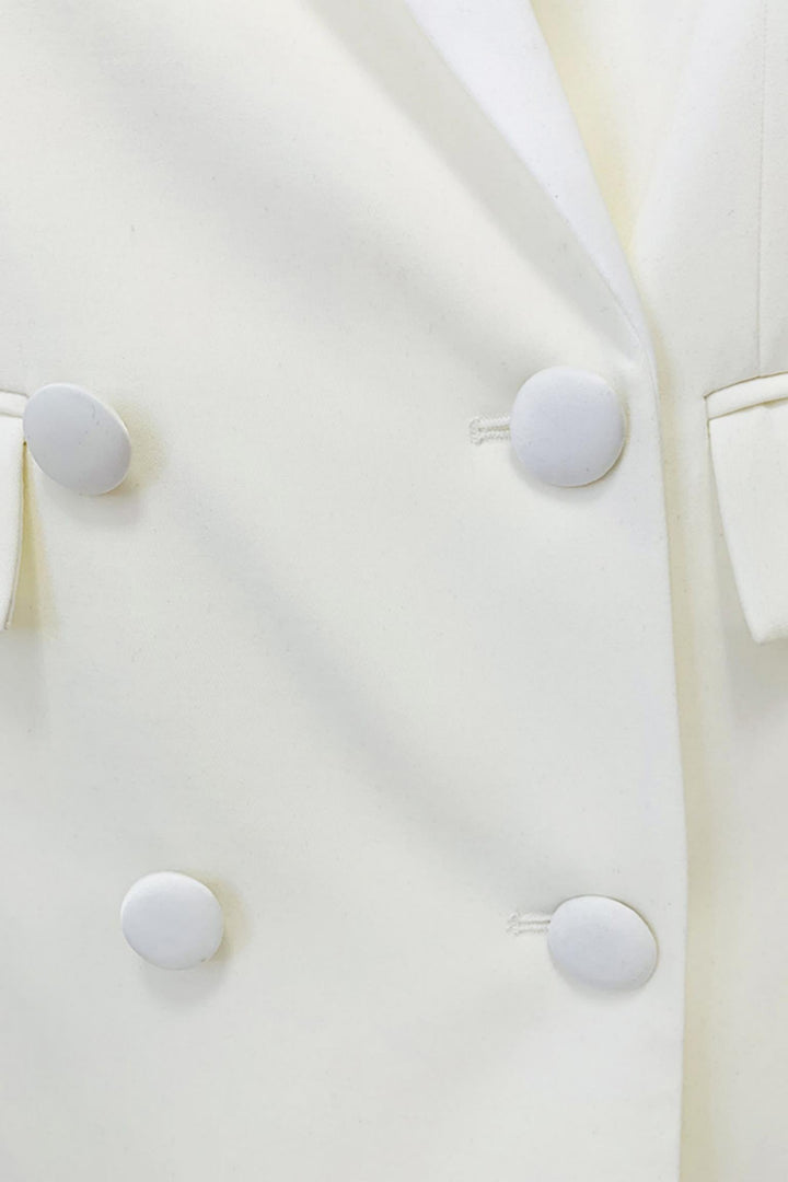 Crystal Embellished Blazer Dress