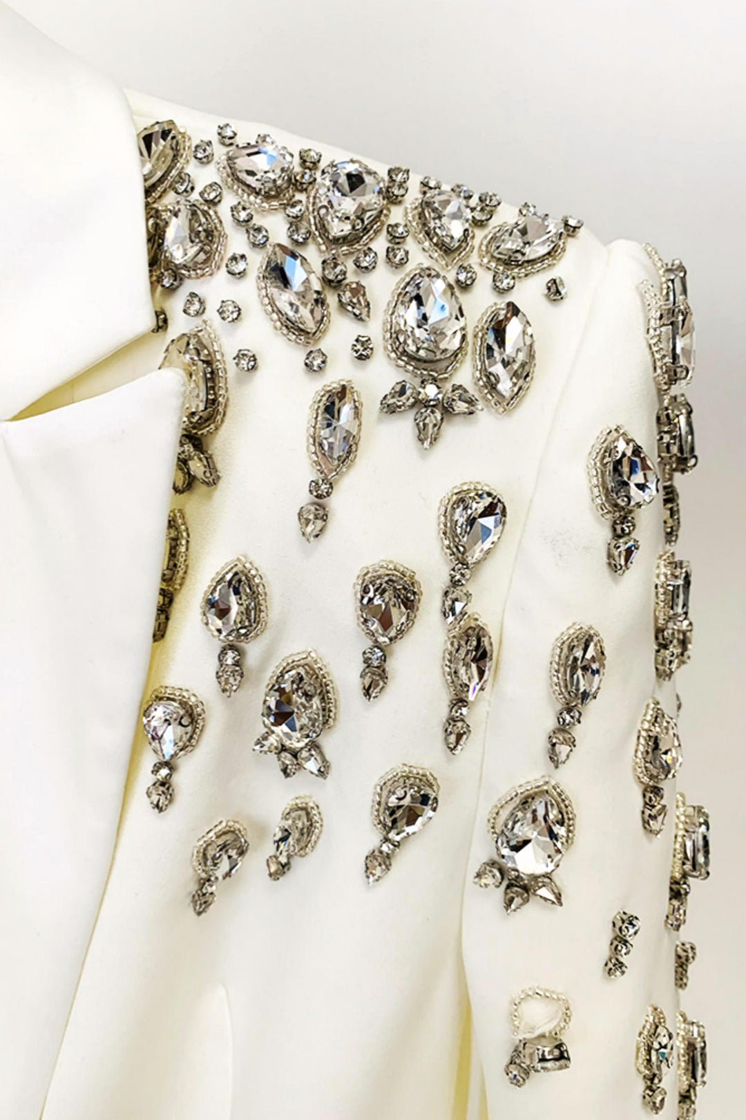 Crystal Embellished Blazer Dress