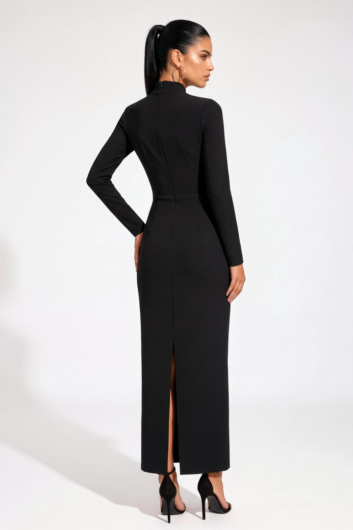 Crystal Embellished Maxi Dress