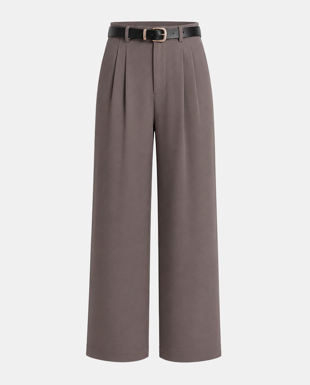 SOLACEMinimalist High Waist Pleated Suit Pants