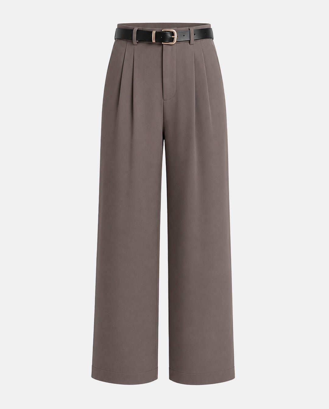 SOLACEMinimalist High Waist Pleated Suit Pants