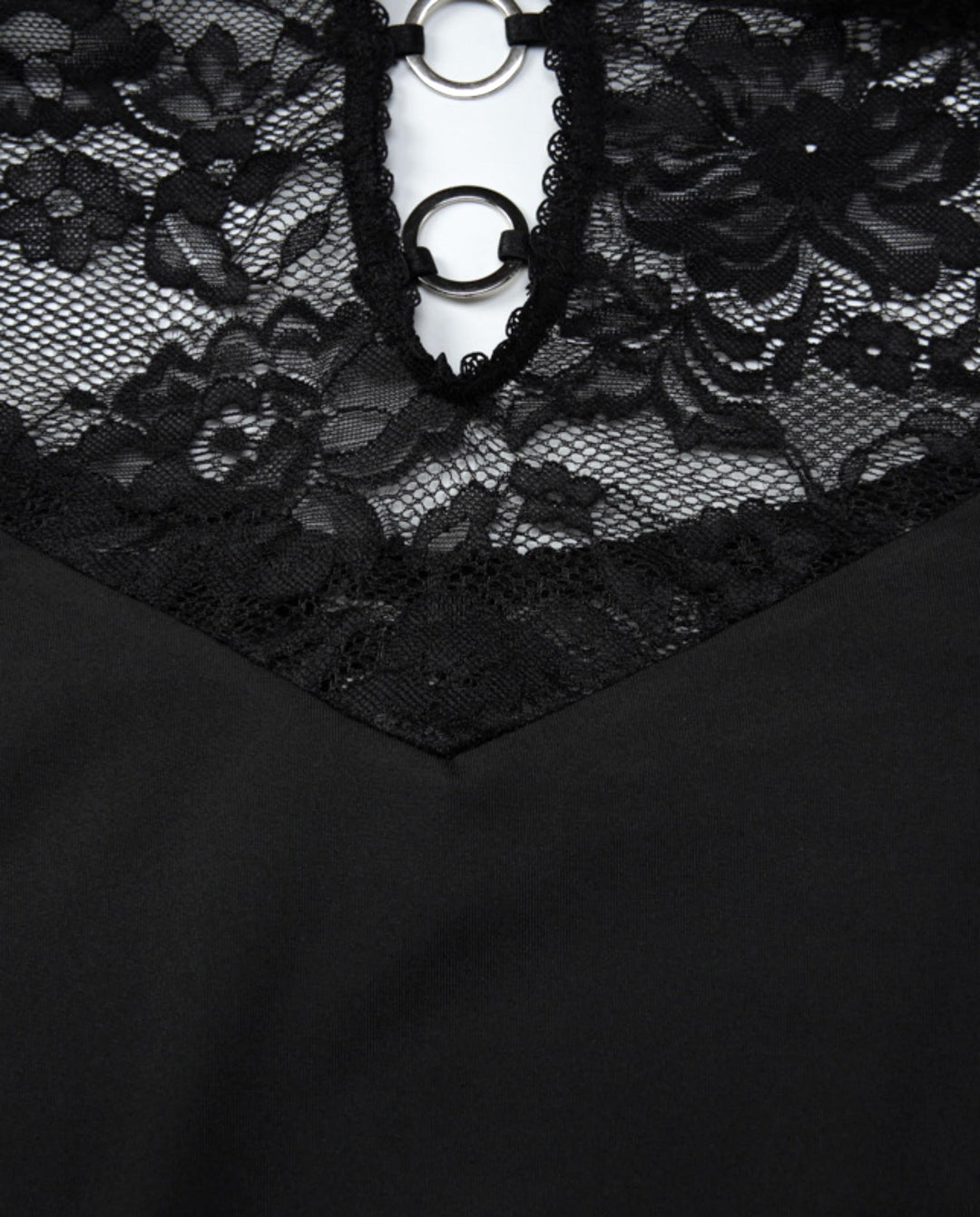SOLACESexy Black Lace Plunge V-Neck Backless Maxi Dress