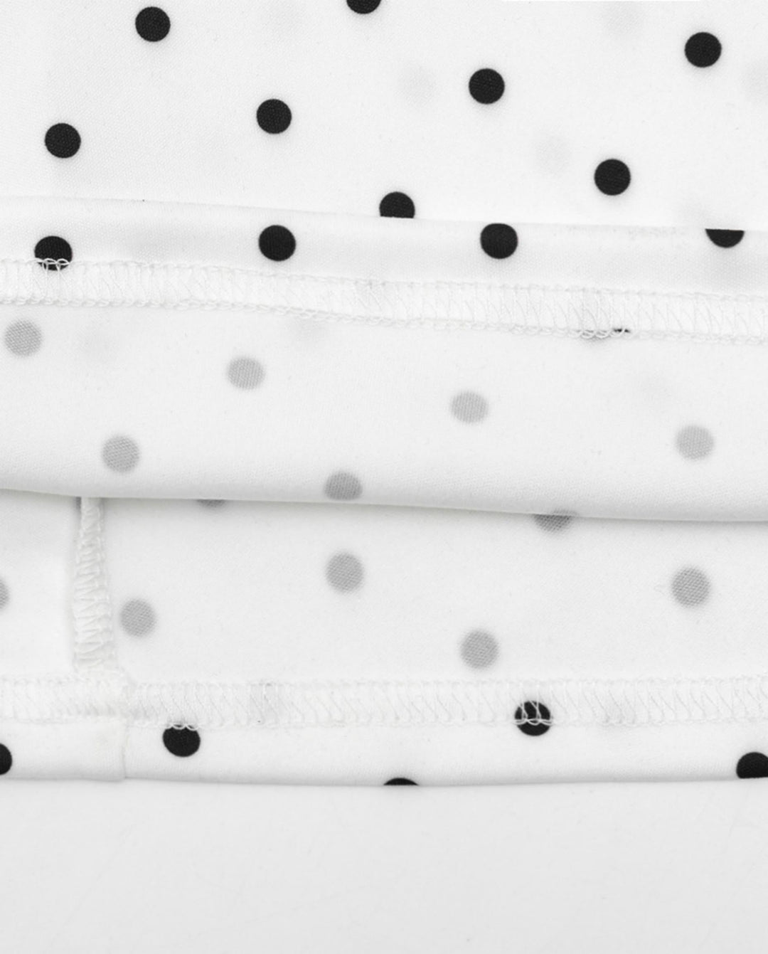SOLACEWhite Polka Dot High Neck Cap Sleeve Fit Flare Midi Dress