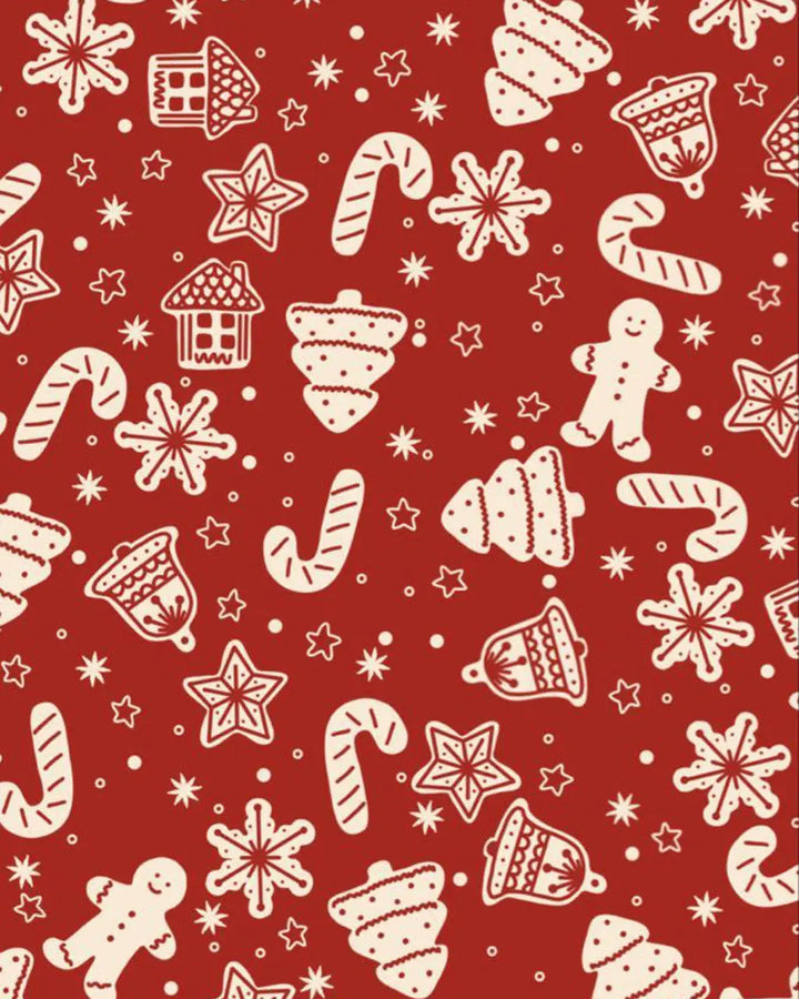 SOLACE CHICChristmas Cookie Print Pajama Set